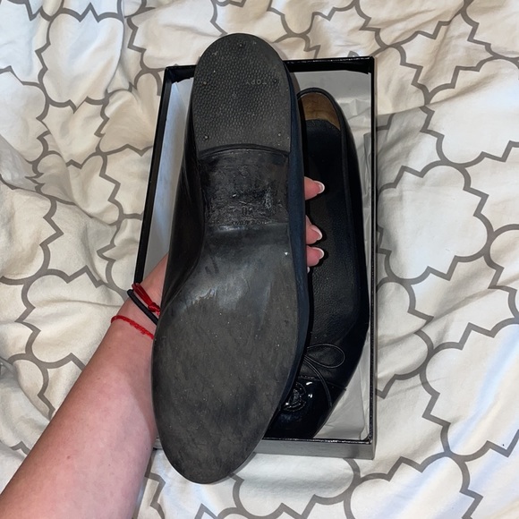 Chanel black classic ballerina flats size 40 - Picture 5 of 9